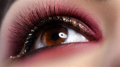 burgundy mascara for fair skin.